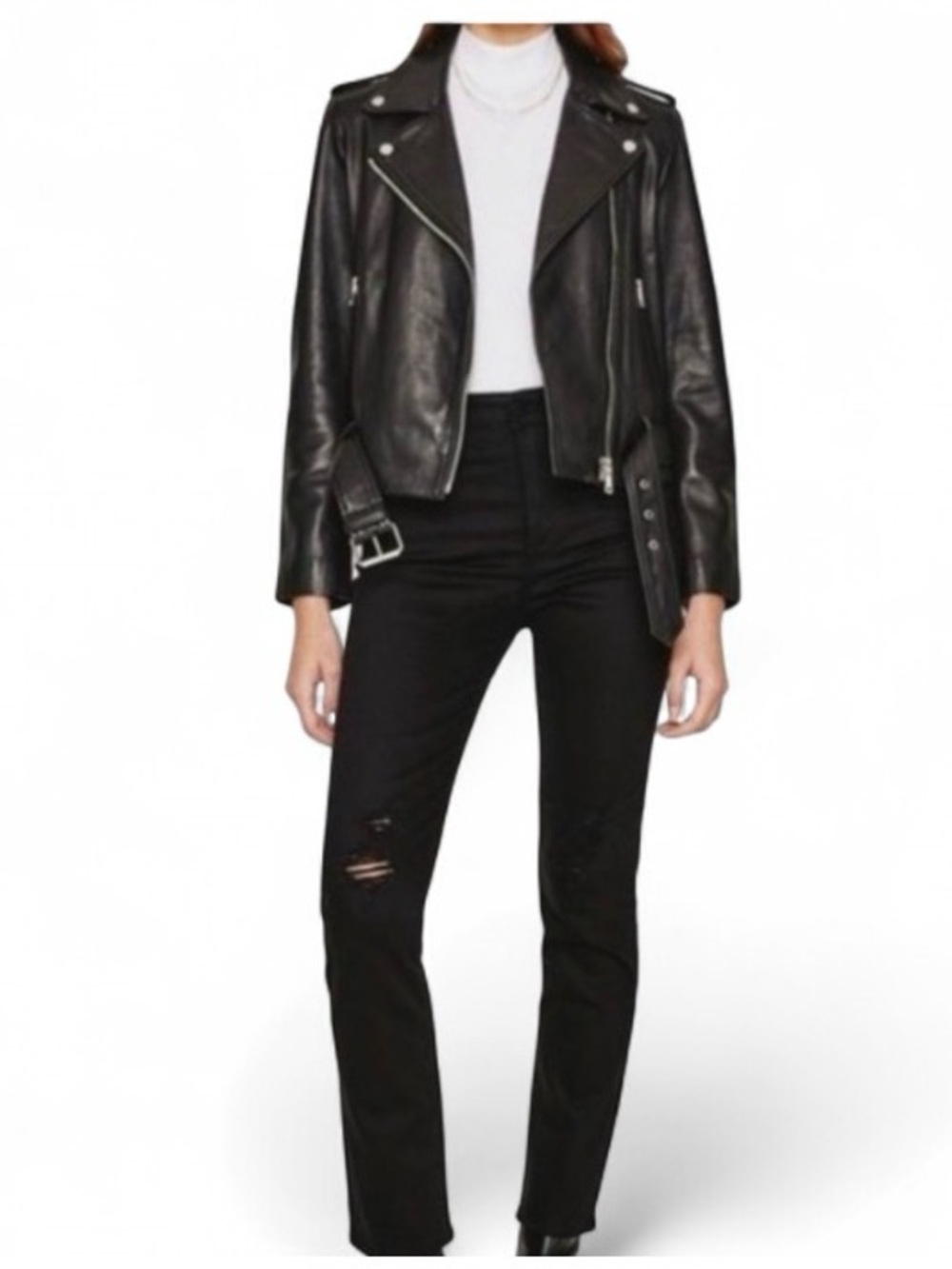 AG Adriano Goldschmied Alexis High Rise Vintage Slim Jeans 27 Black NWT